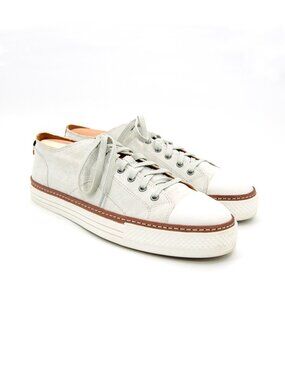Allen Edmonds Pasadena Sneakers | Off-white w/ Brown | Men's 9D